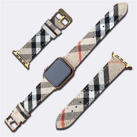 burberry iwatch band|replacement Burberry watch band.